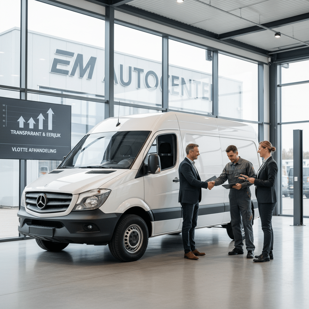 Realistische foto passend bij Bedrijfswagen inkoop bij EM Autocenter: vlot, eerlijk en transparant v